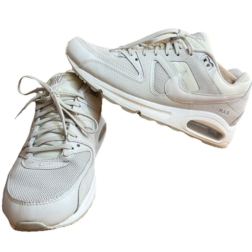 Nike Sneakers Air Max Command White Gray Light Bone Women Sz 11 397690-018